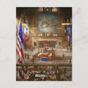 Carte Postale Gare - Chicago Ill - Pour nous 1943