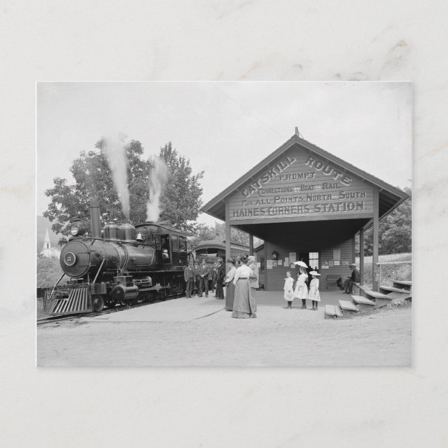 Carte Postale Gare de Catskill Mountains, 1902 (Devant)