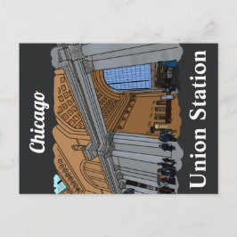 Carte Postale Gare de Chicago, IL union