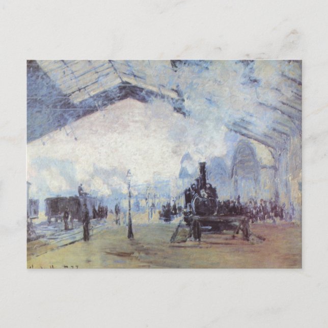 Carte Postale Gare de Claude Monet (Devant)