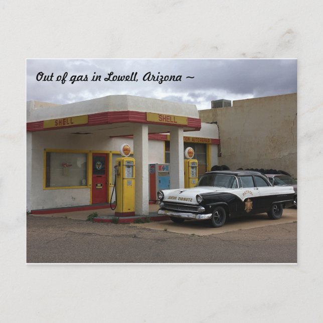 Carte Postale Gare de l'Arizona vintage (Devant)