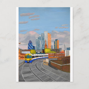 Carte Postale Gare de Londres Overland - Gare de Hoxton