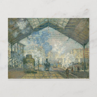 Carte Postale Gare de Saint-Lazare (1877)