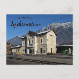 Carte Postale Gare de Schaan-Vaduz Liechtenstein
