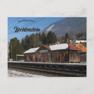 Carte Postale Gare de Schaanwald Liechtenstein
