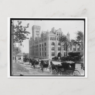 Carte Postale Gare de Windsor, Montréal, Canada Vintage