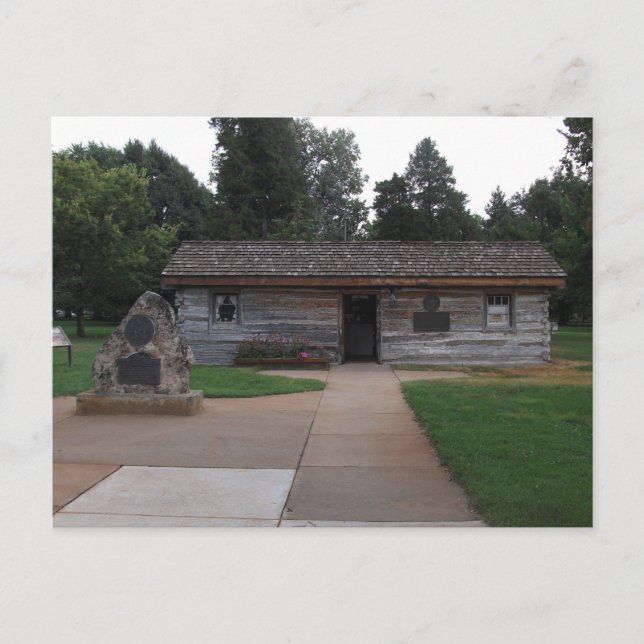 Carte Postale Gare d'Express Pony, Göteborg Nebraska (Devant)