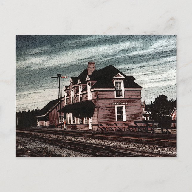 Carte Postale Gare d'Orangedale Cap-Breton Nouvelle-Écosse (Devant)