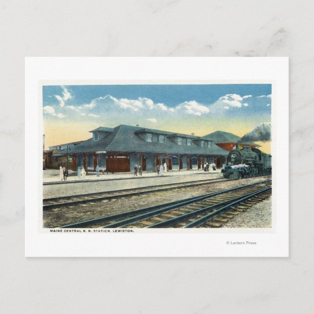 Carte Postale Gare du Maine Central (Devant)