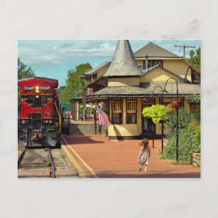 Carte Postale Gare - Il y aura toujours de l'espoir