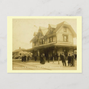 Carte Postale Gare, Matawan, New Jersey Vintage
