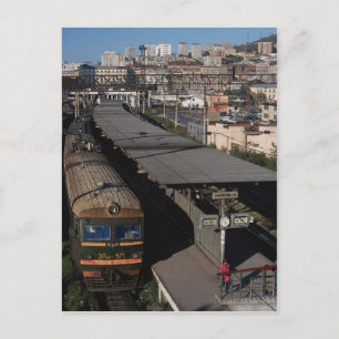 Carte Postale Gare, Vladivostok, Russie