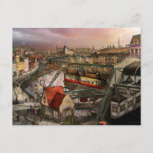 Carte Postale Gare - Wuppertal Suspension Railway 1913