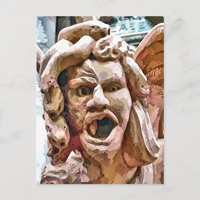 CARTE POSTALE GARGOYLE (Devant)