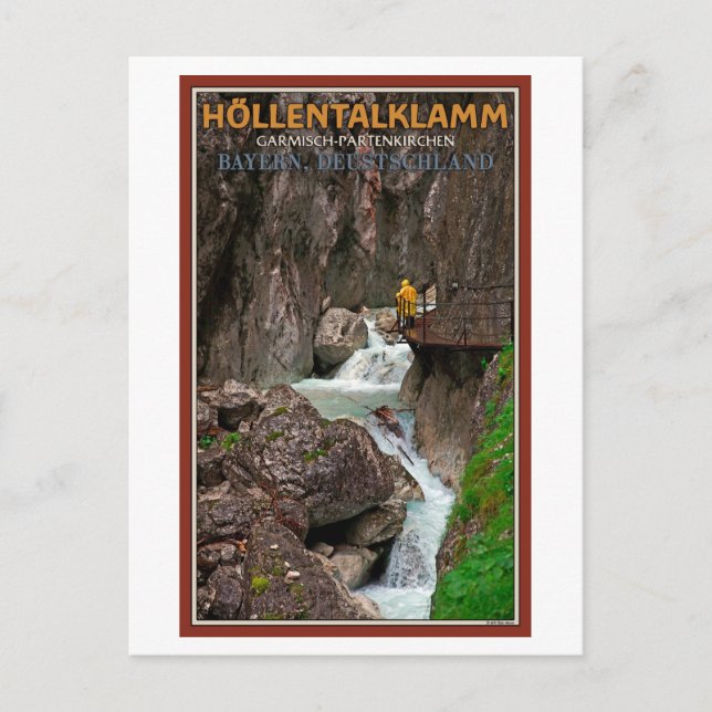 Carte Postale Garmisch - Höllentalklamm (Devant)