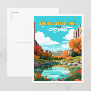 Carte Postale Garner State Park Texas USA voyage vintage
