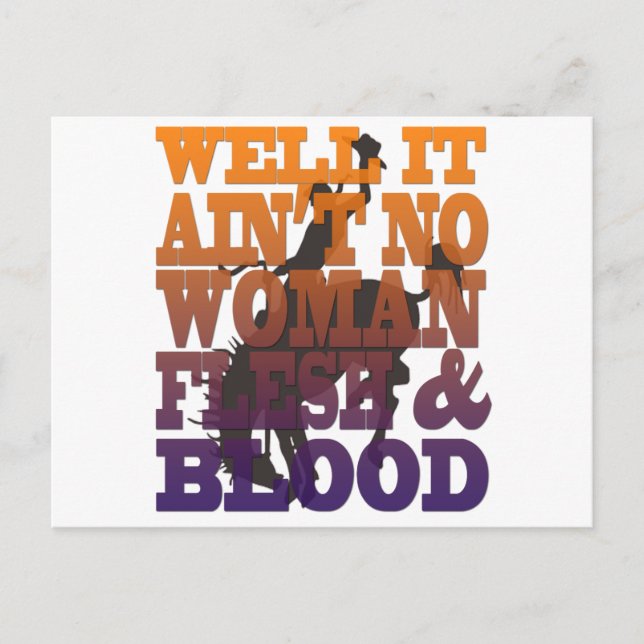 Carte Postale Garth Brooks ~ Rodeo (Devant)