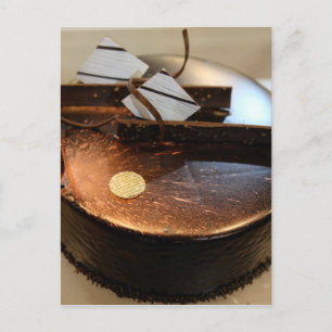 Carte Postale Gâteau au chocolat
