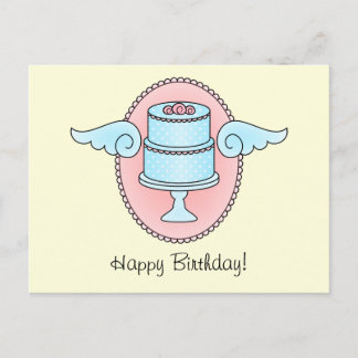 Carte Postale Gâteau aux ailes