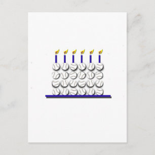Carte Postale Gâteau d'anniversaire de baseball