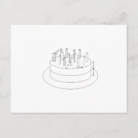 Gâteau d'anniversaire - Style architectural élabor