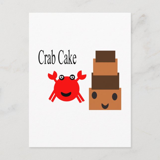 Carte Postale Gâteau de crabe 2.5s (Devant)