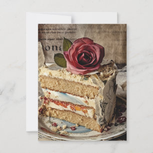 Carte Postale Gâteau de Mariage