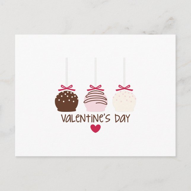 Carte Postale Gâteau de Valentine (Devant)