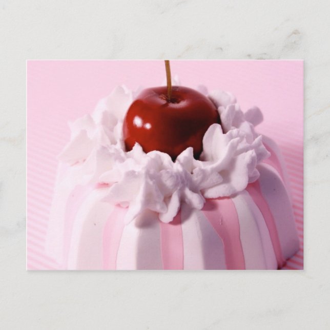 Carte Postale Gâteau très cerise (Devant)