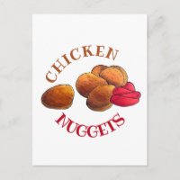 Gâteaux de poulet avec Ketchup Junk Food Foody