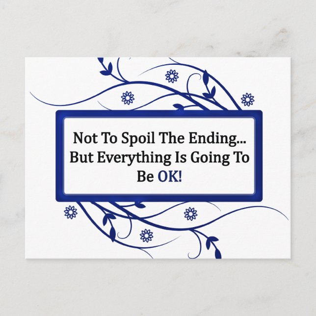 Carte Postale Gâter La Fin (Devant)