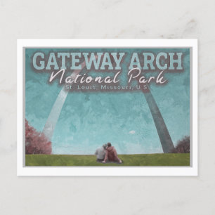 CARTE POSTALE GATEWAY ARCH - ST LOUIS MISSOURI