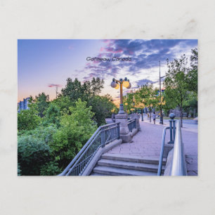 Carte Postale Gatineau, Canada, photo de paysage urbain