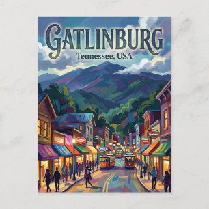 Carte Postale Gatlinburg, Tennessee États-Unis