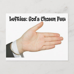 Carte Postale Gauchistes : Dieu choisi peu