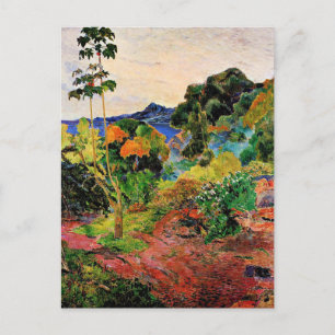 Carte Postale Gauguin - Paysage de Martinique