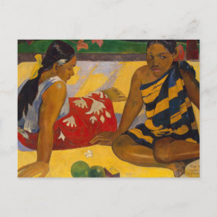 Carte Postale Gauguin Polynésie française Tahiti Femmes Peinture