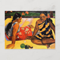Gauguin - Quoi de neuf ? Tableau de Paul Gauguin