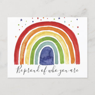 Carte Postale - Gay Arc-En-Ciel, Soyez Fier De Qui