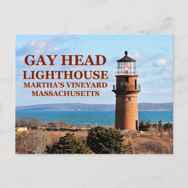 Carte Postale Gay Head Lighthouse, Martha's Vineyard MA (Devant)