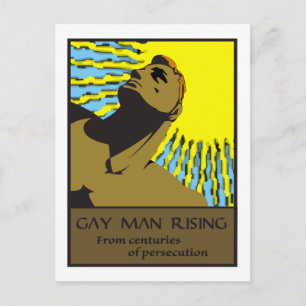 Carte Postale Gay Man Rising 2
