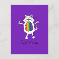 Gay pride de chat LGBTQ