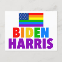 Gay pride du drapeau américain Biden Harris Rainbo