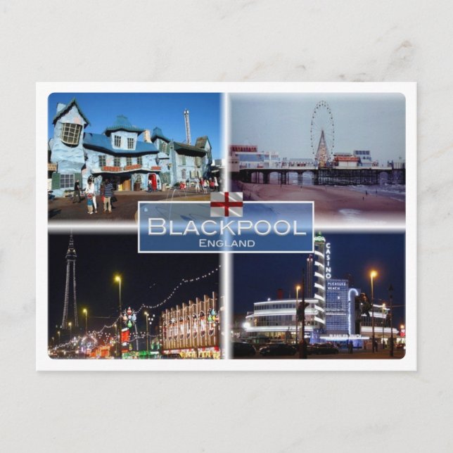 Carte Postale GB Royaume-Uni - Angleterre - Blackpool - (Devant)