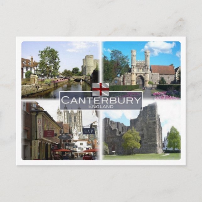 Carte Postale GB Royaume-Uni - Angleterre - Canterbury (Devant)