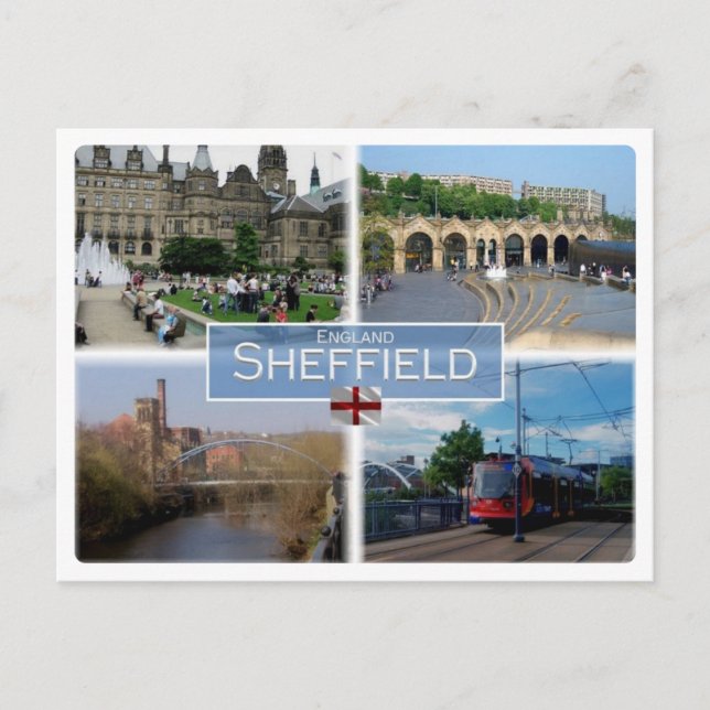 Carte Postale GB Royaume-Uni - Angleterre -Yorkshire - Sheffield (Devant)