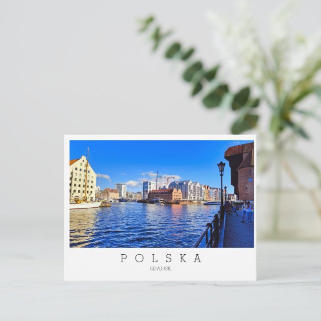 Carte Postale Gdansk, Pologne, Polska (Debout devant)