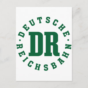 Carte Postale GDR / DDR Railway - Deutsche Reichsbahn Sign