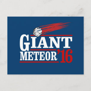 Carte Postale Géante Météorite 2016