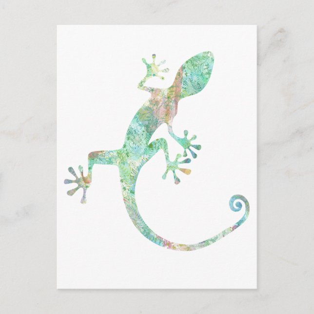 Carte Postale Gecko (Devant)